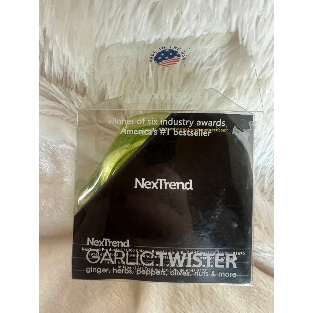 Garlic Twister Green Herb Chopper Kitchen Gadget USA Olives Prep Work NexTrend
